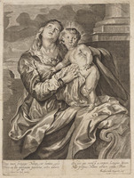 TvB G 3534
<br/>
Madonna en kind
<br/>
<em>Wyngaerde, Frans van den (1614-1679)</em>